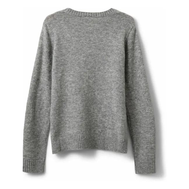 Minniksy Wool Sweater | Grey