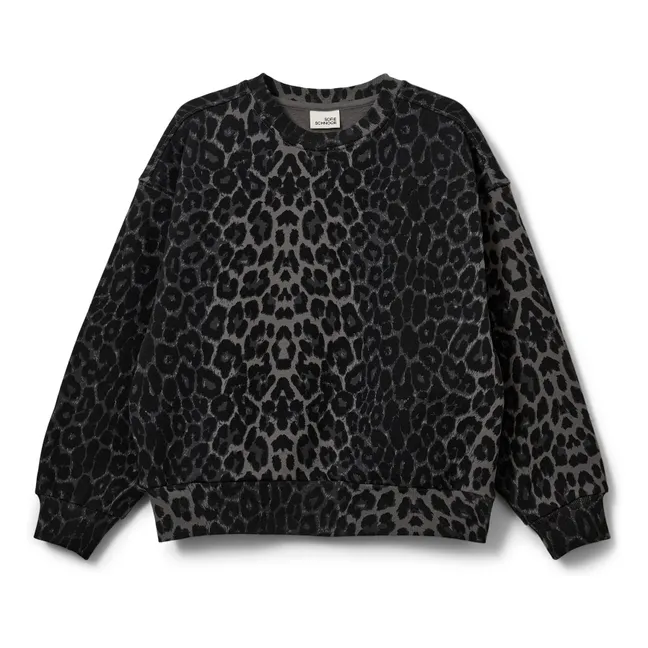 Elisy Sudadera de leopardo | Gris