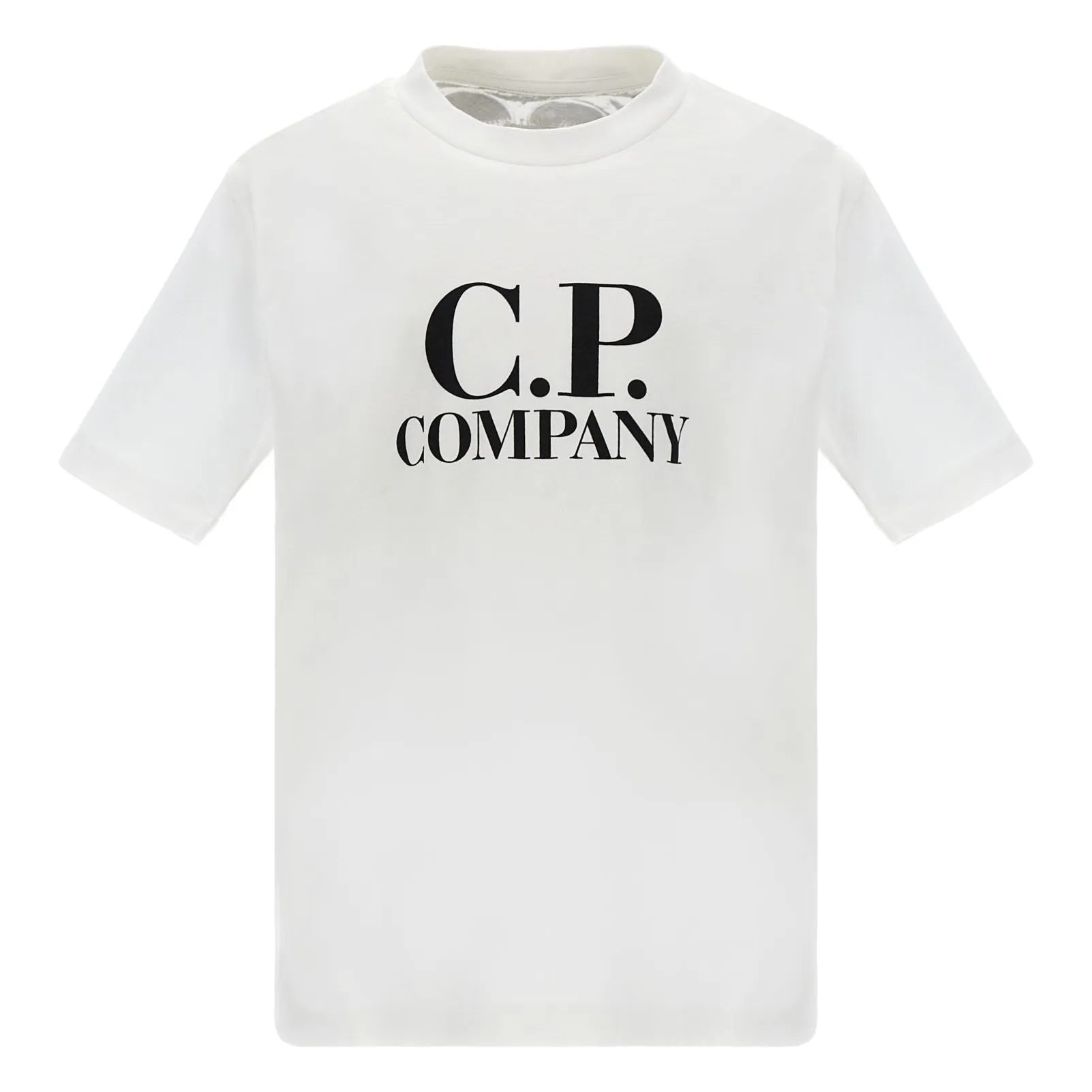 C.p. Company White Logo Xl T-Shirt