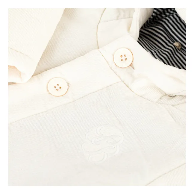 Veste Velours Côtelée | Ecru