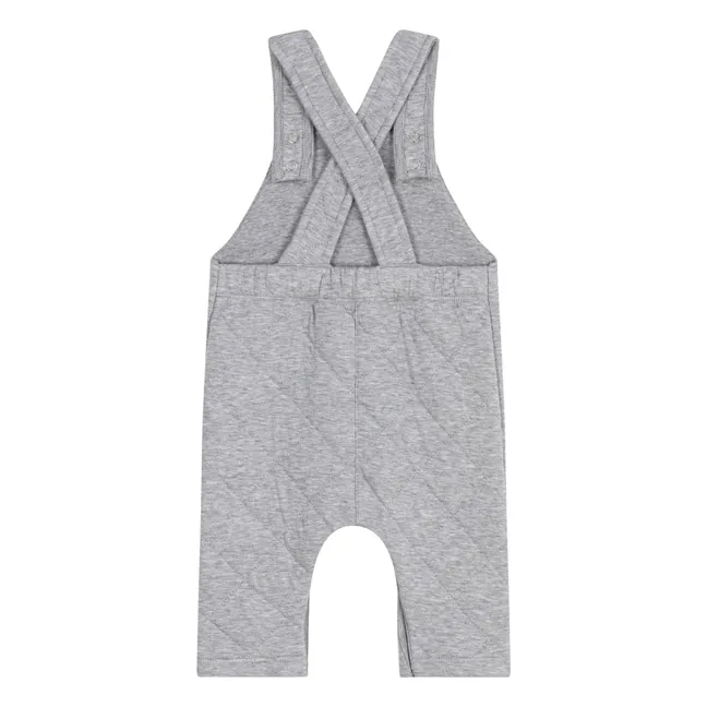 Salopette Molletonnée | Gris chiné