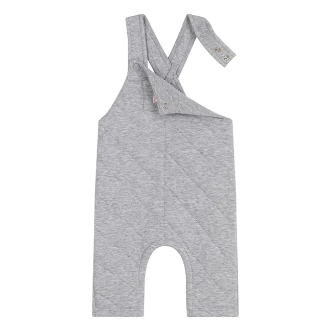 Salopette Molletonnée | Gris chiné