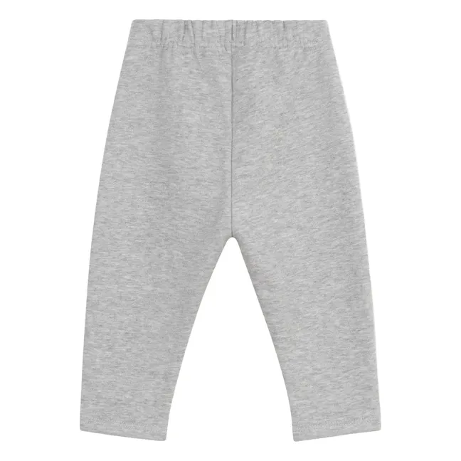 Pantalon Molletonné Uni | Gris chiné