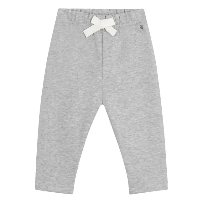 Pantalon Molletonné Uni | Gris chiné