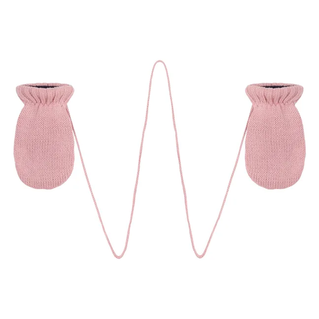 Moufles Tricot | Rose