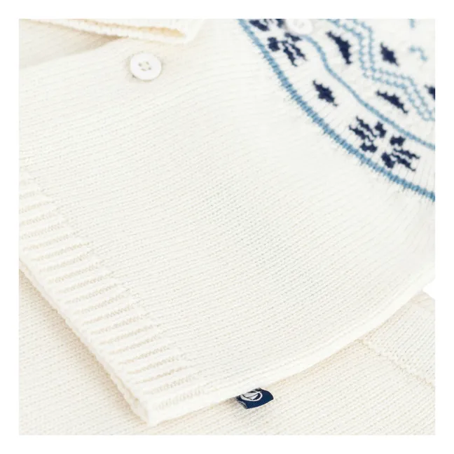 Ensemble Cardigan et Pantalon Laine | Ecru