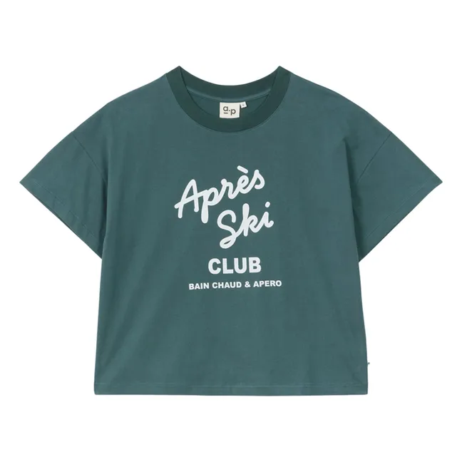 T-shirt Georgia Coton Bio | Vert forêt