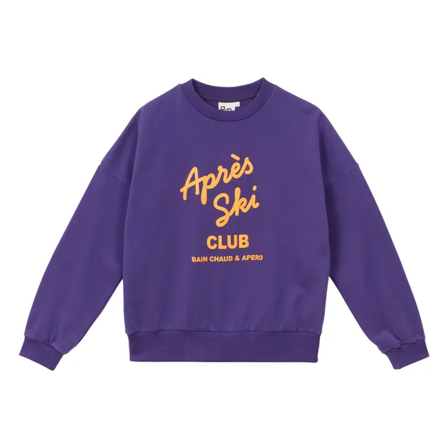 Sweat Goizeder Coton Bio | Aubergine