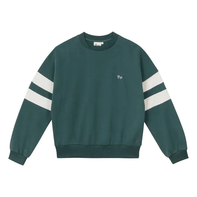 Sudadera Graciette de algodón orgánico | Verde bosque