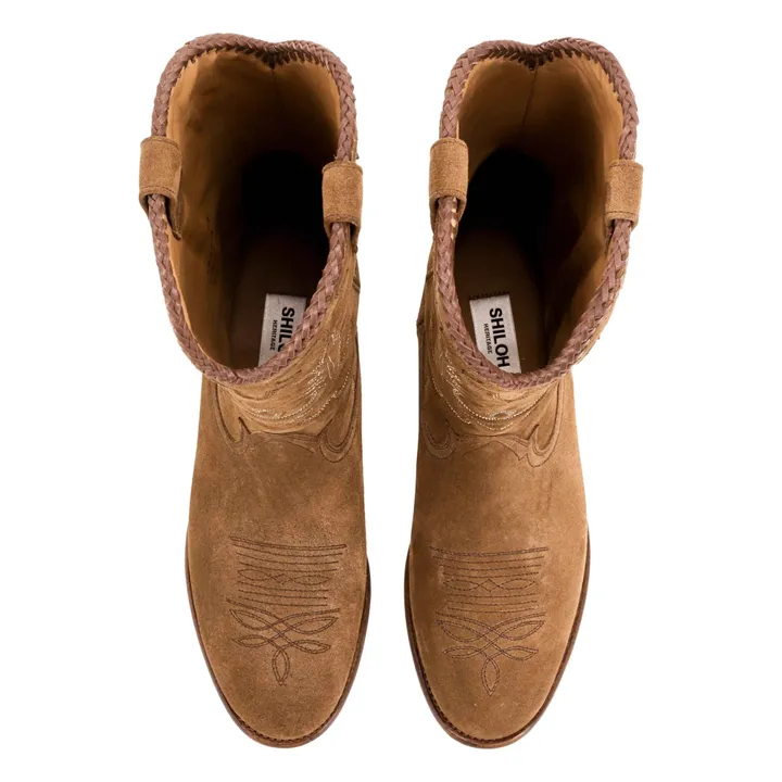 Botas de ante Midnight Western | Camel- Imagen del producto n°4
