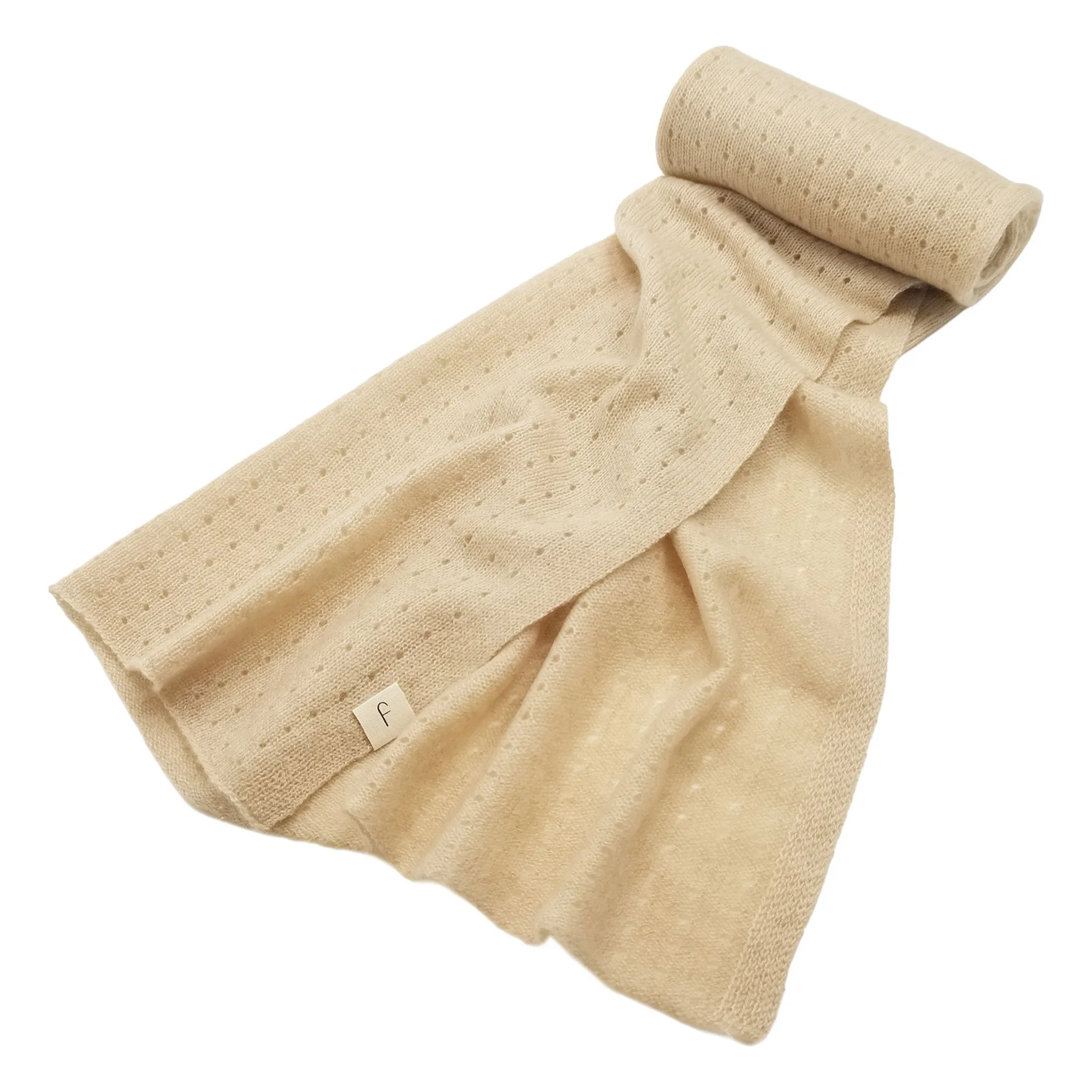 My Little Freckle Caramel Organic Cashmere Blanket