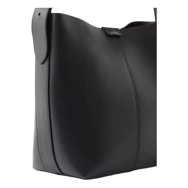 Saudade Mini Bag Piel bicolor | Acero