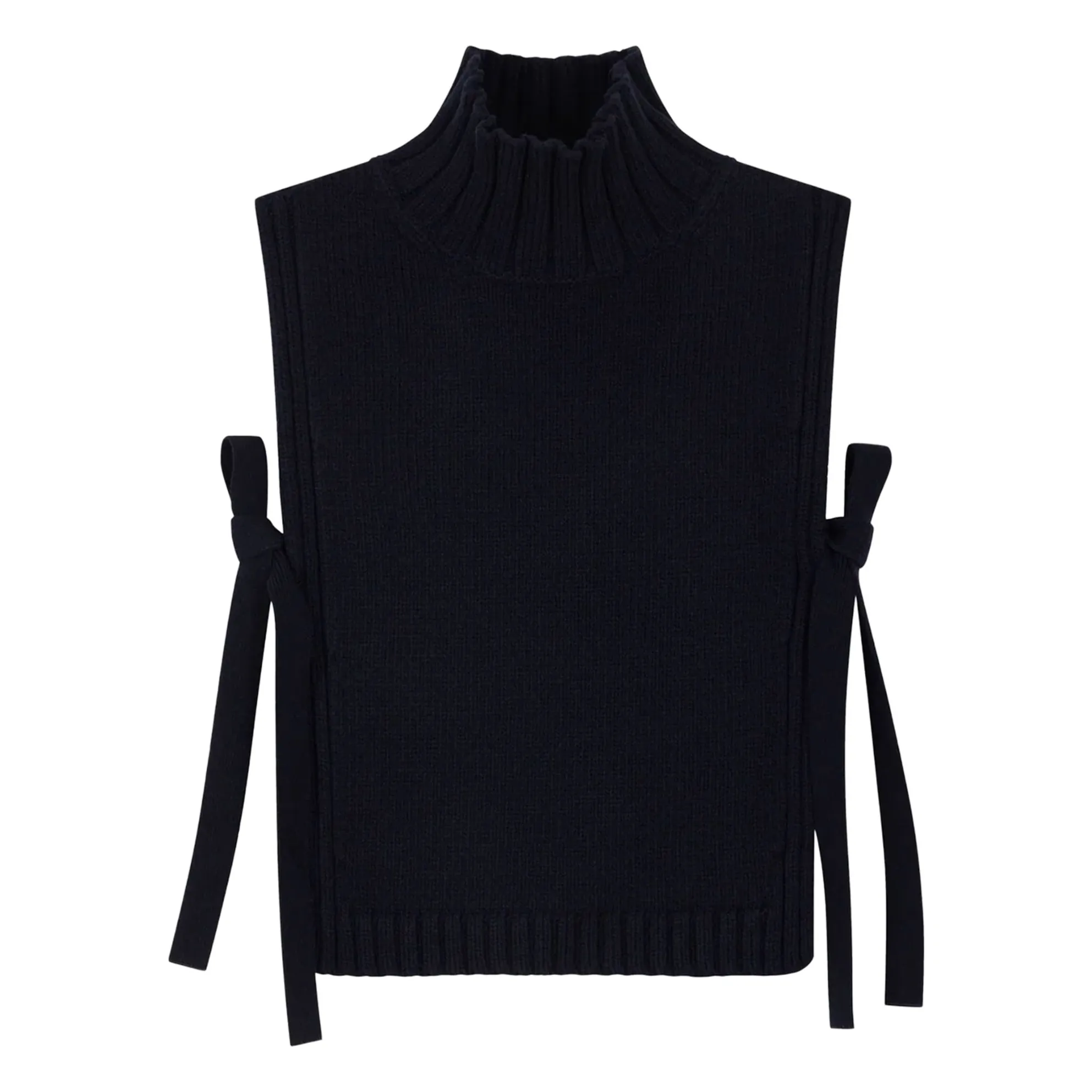 Soeur Navy Blue Gold Wool Jumper