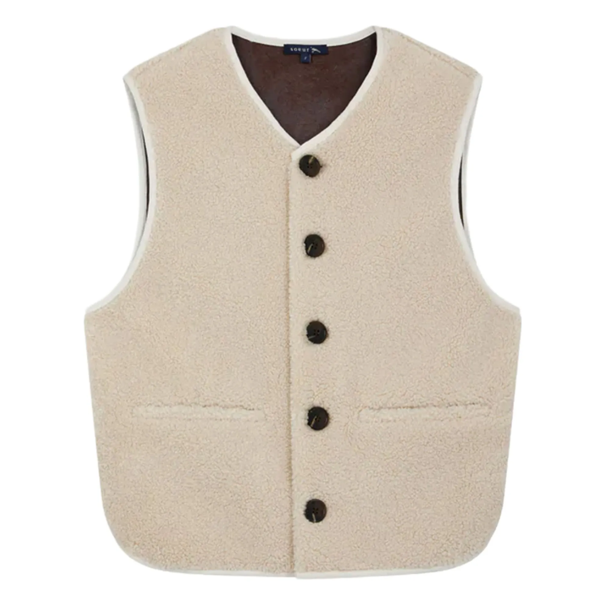 Soeur Ecru Fusil Sherpa Jacket