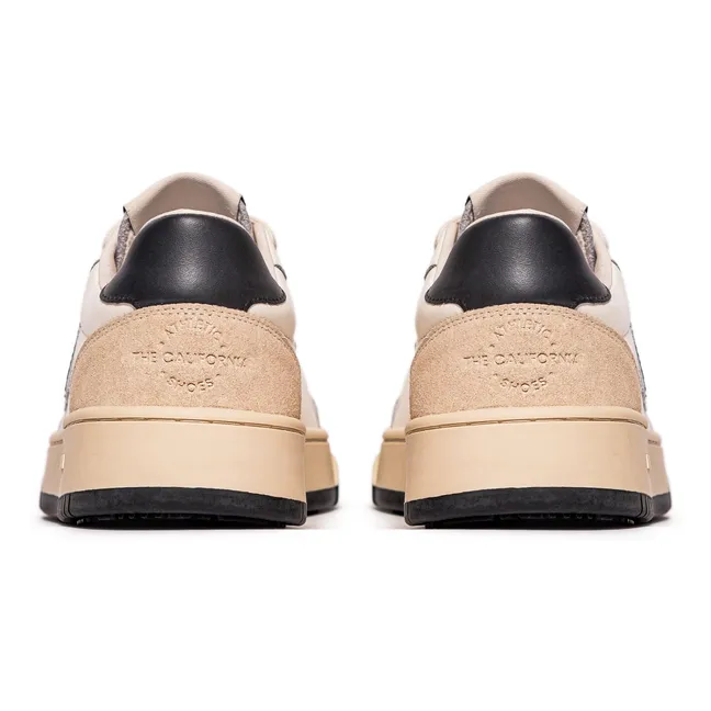 Legacy Leather and Suede Sneakers | Black