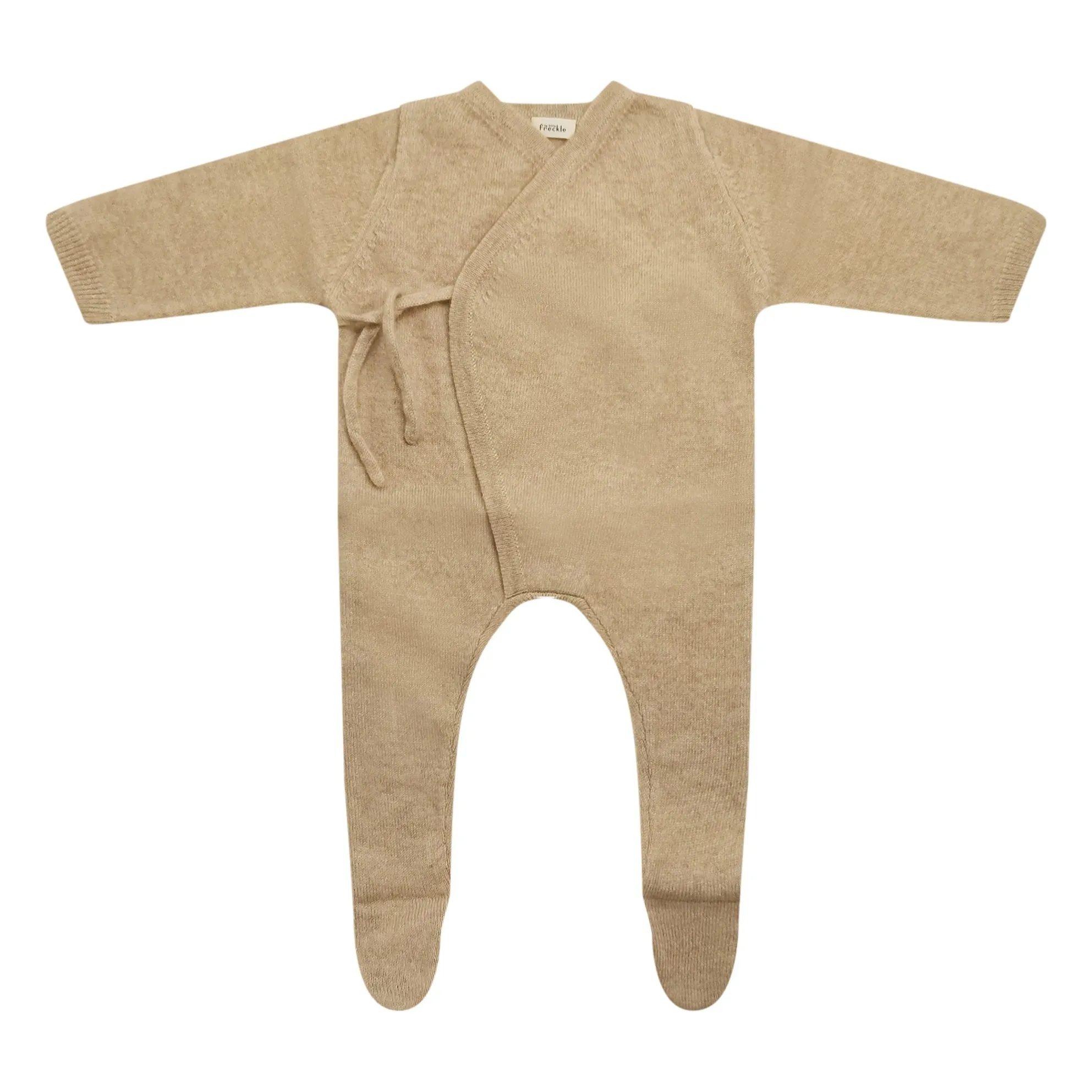 My Little Freckle Caramel Babygrow Organic Cashmere Jumpsuit