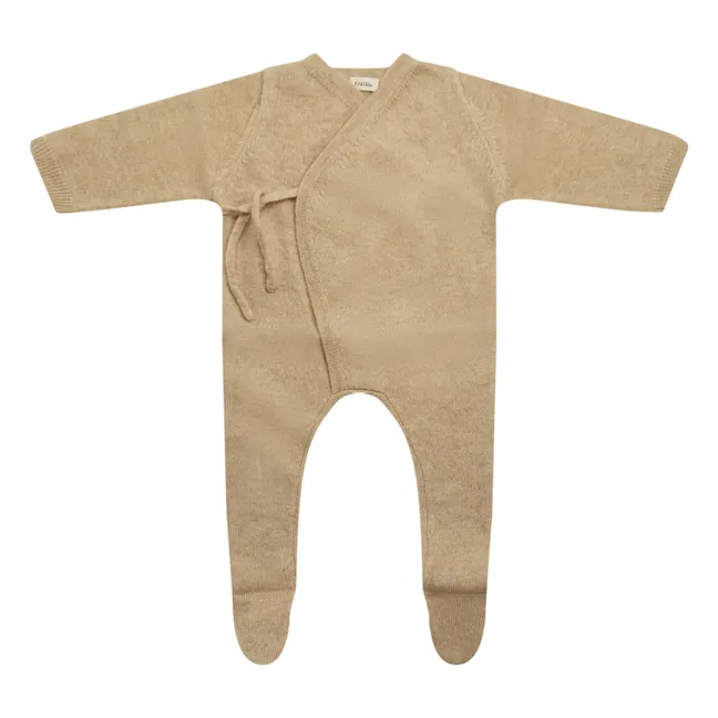 Babygrow - Tuta in cashmere organico | Caramello