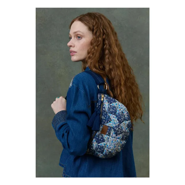 Sac Banane Gaby Midnight Star Patchwork Coton Bio - Damenkollektion | Blau