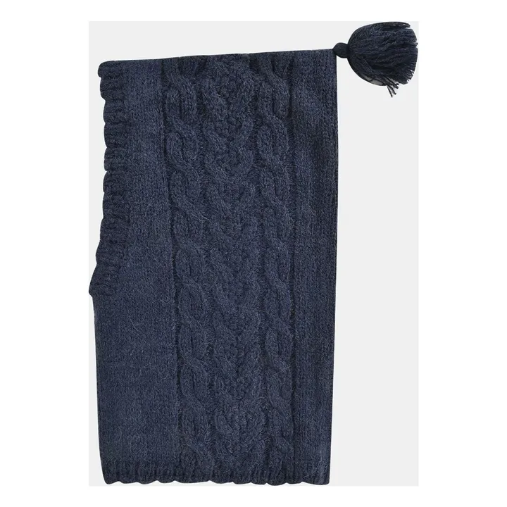 Cagoule Aliouki Laine | Bleu marine- Image produit n°1