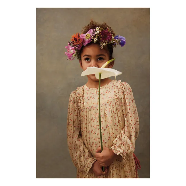 Robe Métalisée Nyna | Crème