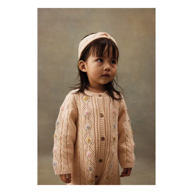 Idrina Woll-Overall | Blassrosa