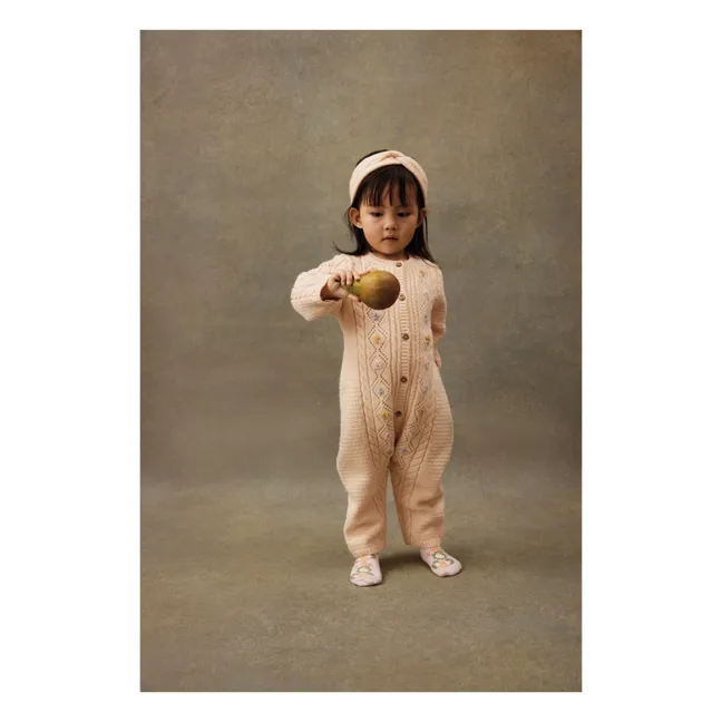 Idrina Woll-Overall | Blassrosa