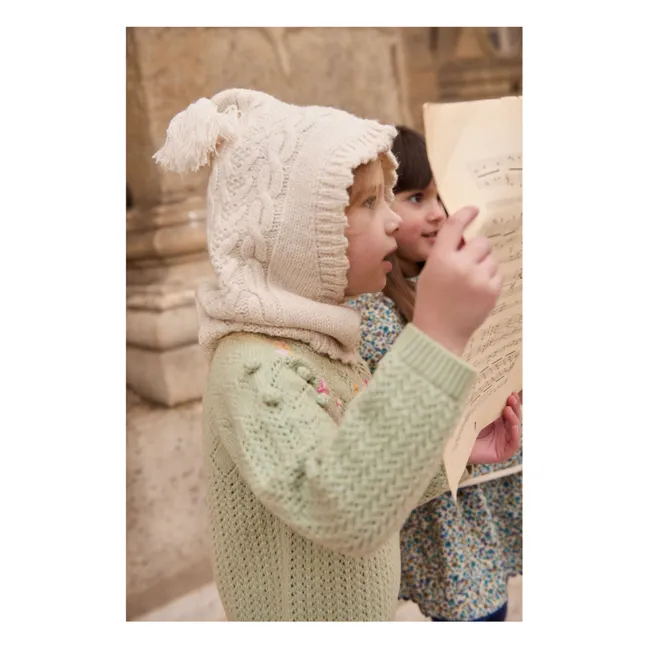 Pull Vakita Laine | Vert amande