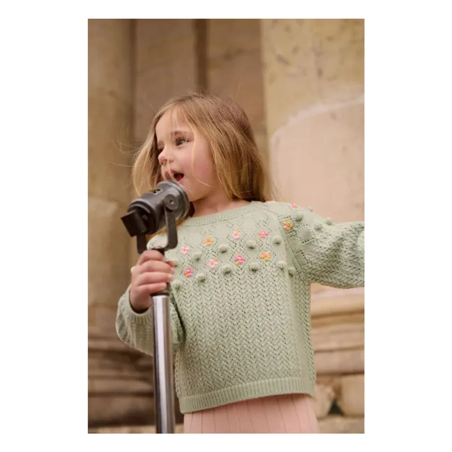 Pull Vakita Laine | Vert amande