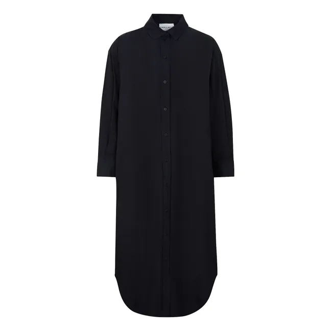 Vestido camisero Melissa | Negro