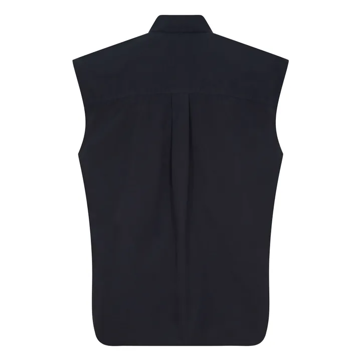 Camisa sin mangas Laura | Negro- Imagen del producto n°3