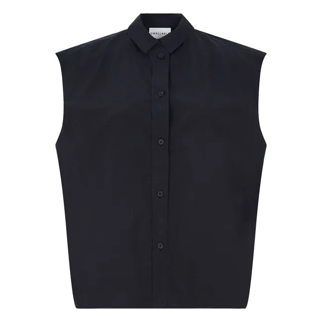 Camisa sin mangas Laura | Negro