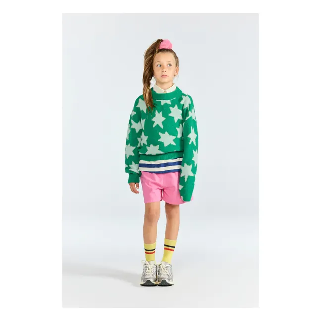 Bull Stars Sweater | Green