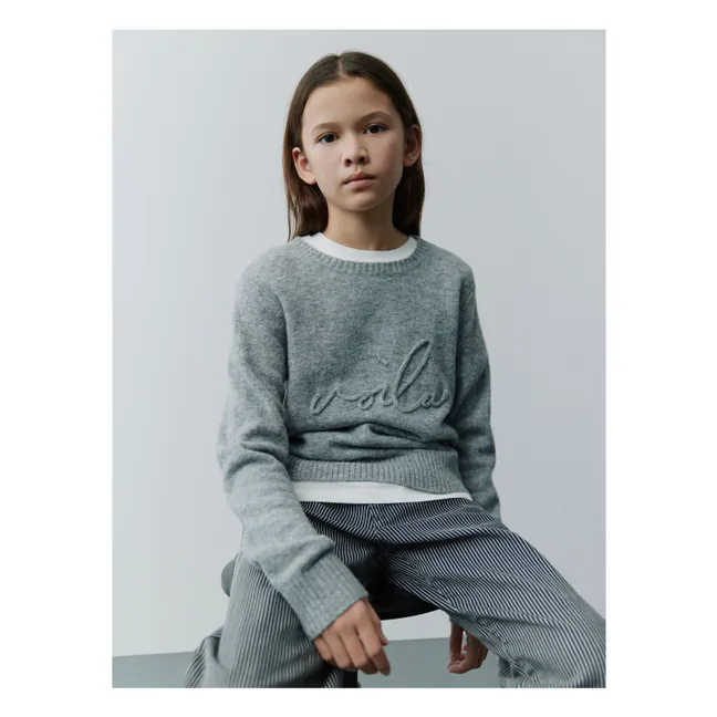 Minniksy Wool Sweater | Grey