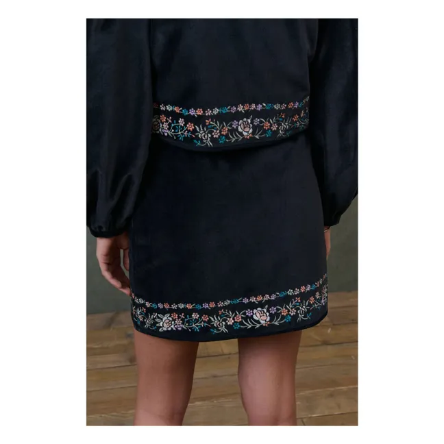 Mae Velours skirt - Women's collection | Black