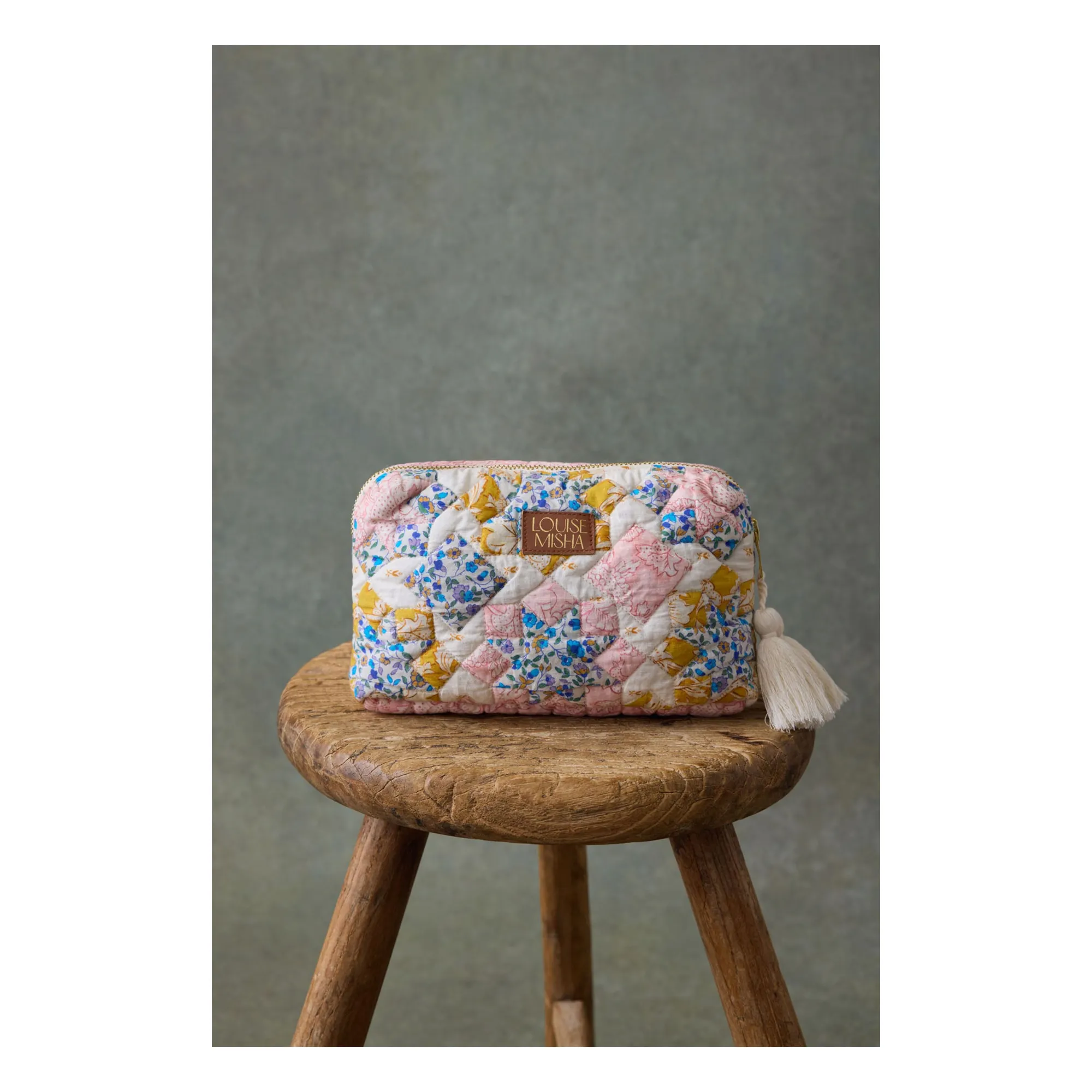 Louise Misha Pink Teiki Toiletry Bag