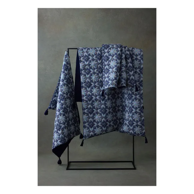 Aneka patchwork blanket in organic cotton