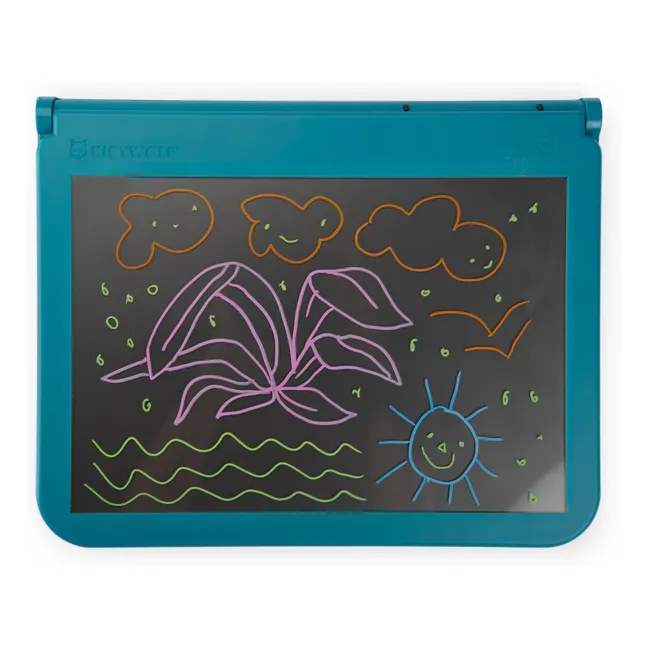 Tablette lumineuse éducative - Moulin Roty x Kidywolf | Bleu