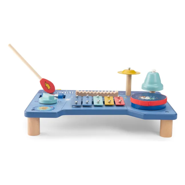 Puce &amp; Pilou musical activity table | Blue