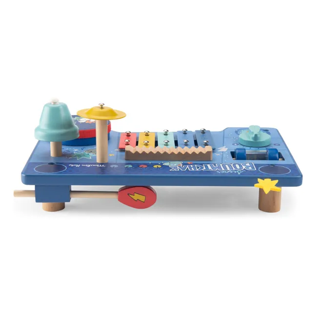 Puce &amp; Pilou musical activity table | Blue