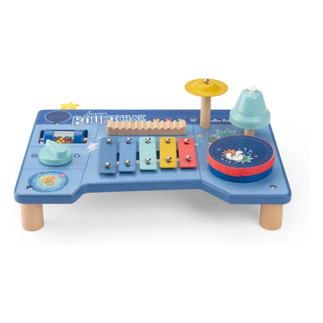 Puce &amp; Pilou musical activity table | Blue