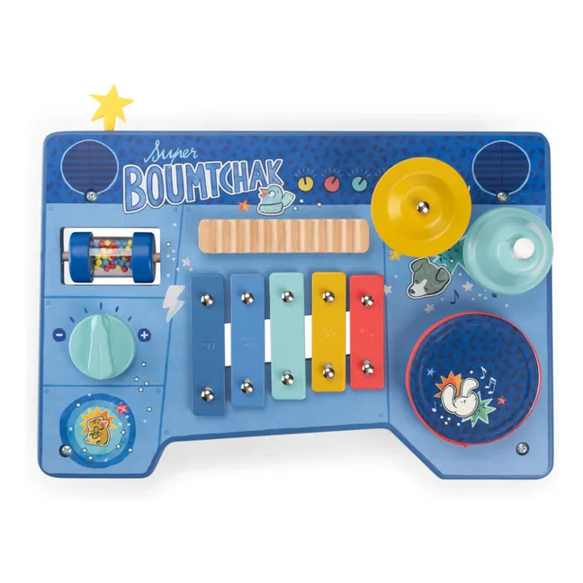 Puce &amp; Pilou musical activity table | Blue