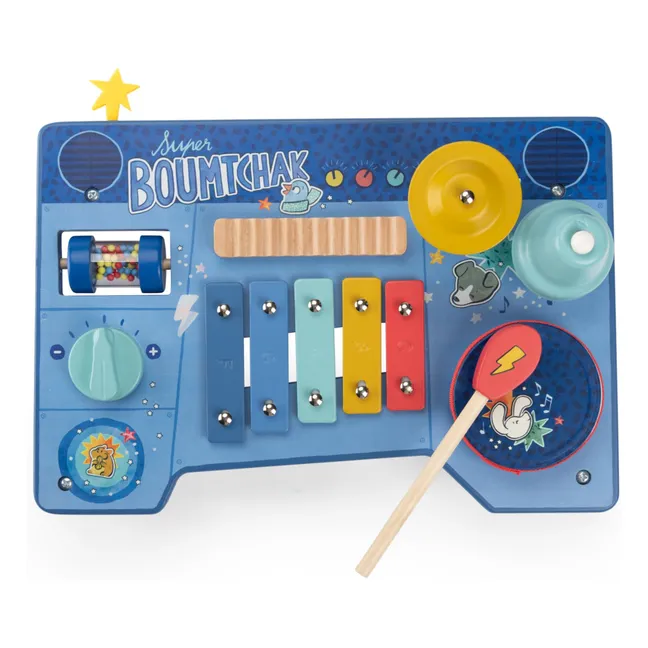 Tavolo musicale Puce &amp; Pilou | Blu