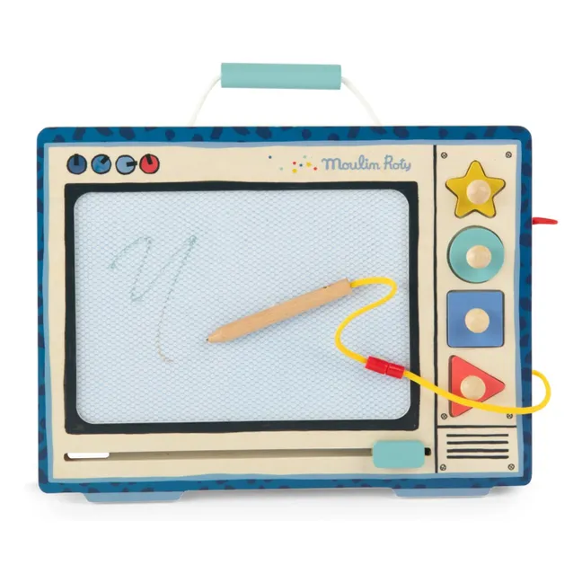 Puce &amp; Pilou magnetic slate | Blue