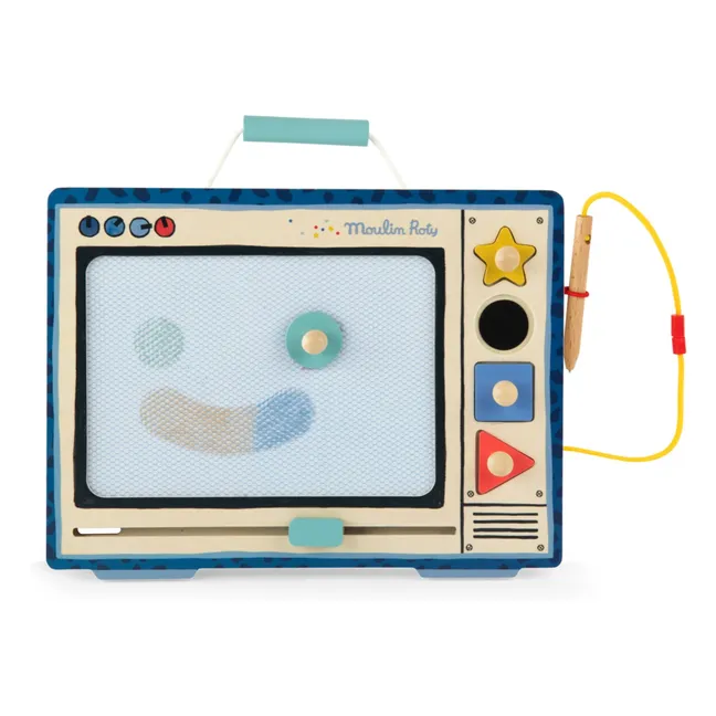 Pizarra magnética Puce &amp; Pilou | Azul