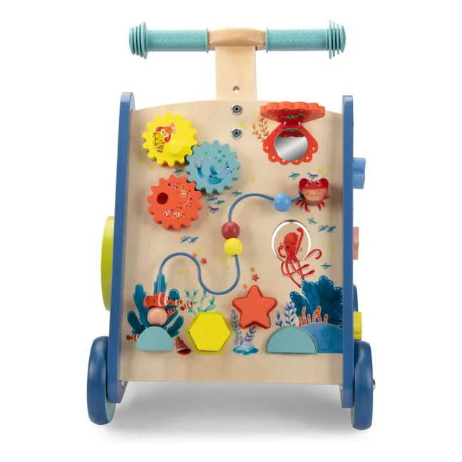 Chariot de marche d'activités Les aventures de Paulie | Bleu