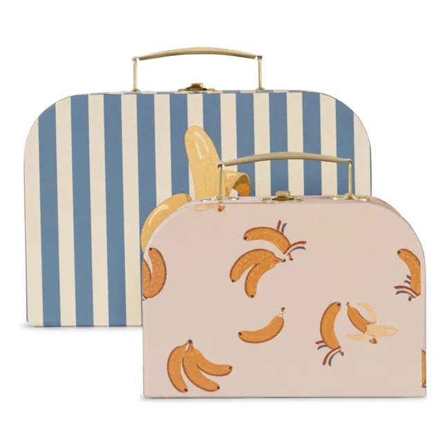 Petites valises de rangement Banana | Bleu