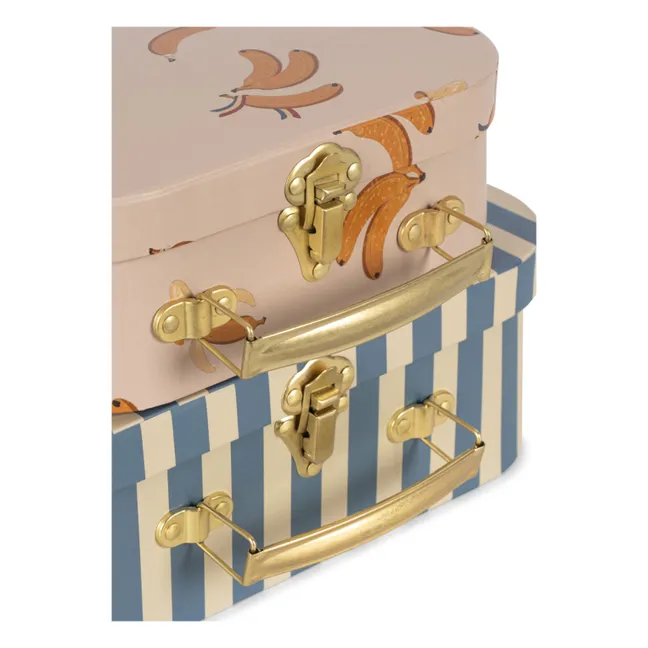 Petites valises de rangement Banana | Bleu