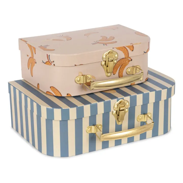 Petites valises de rangement Banana | Bleu- Image produit n°0