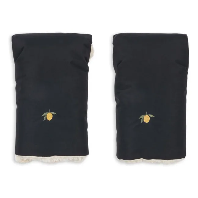 Moufles pour poussette | Noir