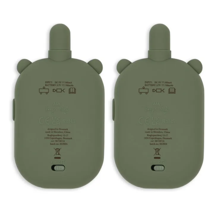 Talkie-walkie Ourson | Vert- Image produit n°1